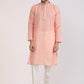 Albion Men Premium Peach Kurta Pyjama
