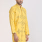 Albion Men Premium Yellow Kurta Pyjama