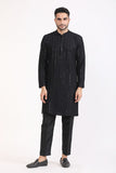 Albion Men Premium Black Kurta Pyjama