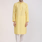 Albion Men Premium Yellow Kurta Pyjama