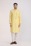 Albion Men Premium Yellow Kurta Pyjama