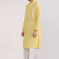 Albion Men Premium Yellow Kurta Pyjama