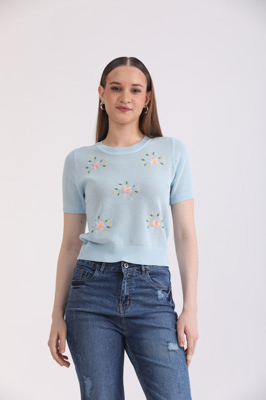 Albion Women Sky Blouson Top