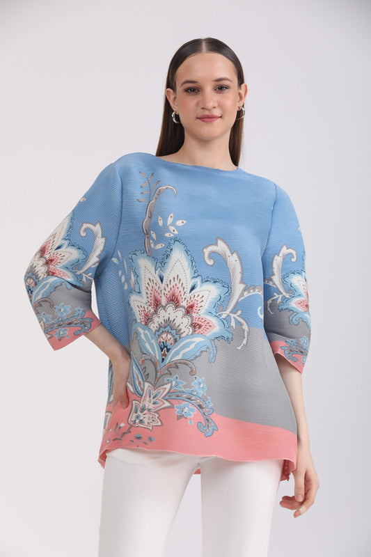 Albion Women Multi Blouson Top
