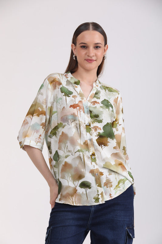 Albion Women Multi Blouson Top