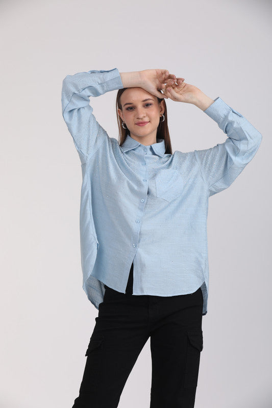 Albion Women Pink Blouson Top
