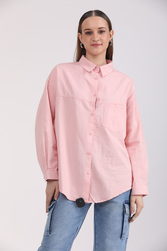 Albion Women Peach Blouson Top