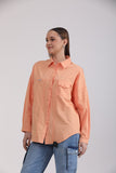 Albion Women Orange Blouson Top