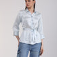 Albion Women Aqua Casual Shirts