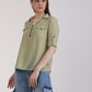 Albion Women Multi Blouson Top