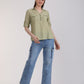 Albion Women Multi Blouson Top