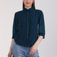 Albion Women D.Blue Blouson Top