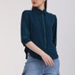 Albion Women D.Blue Blouson Top