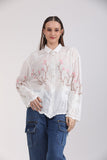 Albion Women White Blouson Top