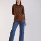 Albion Women Brown Blouson Top