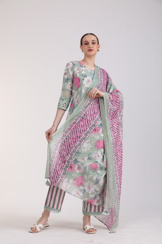 Albion Women Green Women Kurta Set