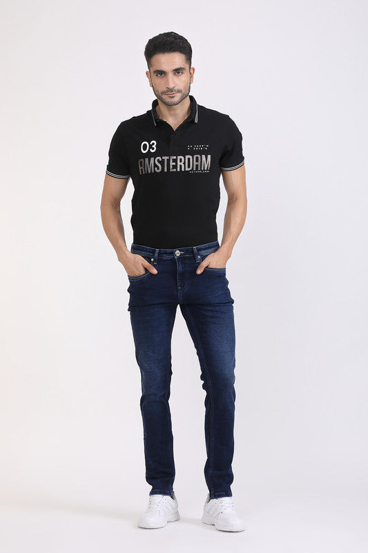 Albion Men Premium Dx Blue Jeans