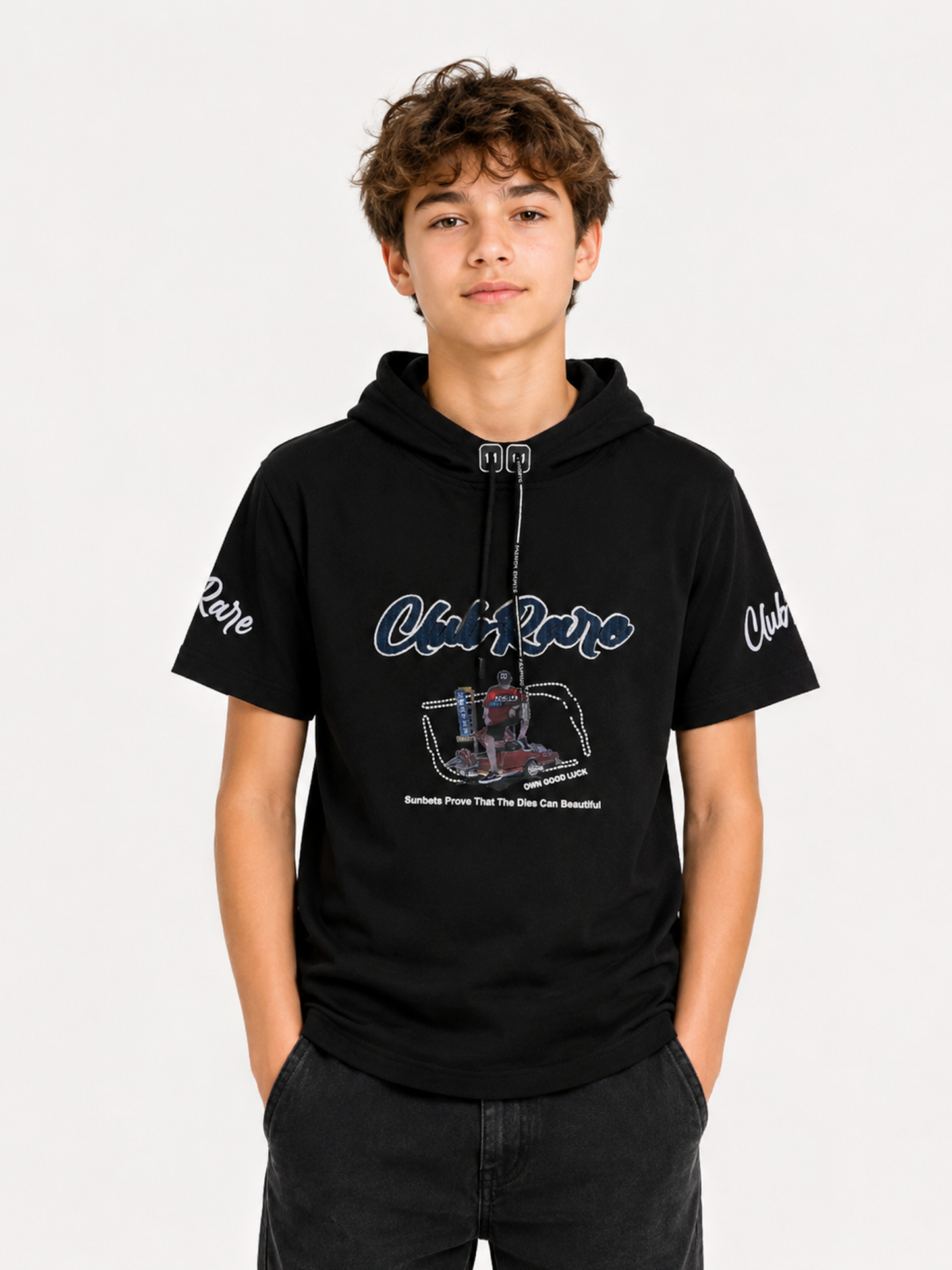 Albion Premium Cotton Kids  Black T-Shirt