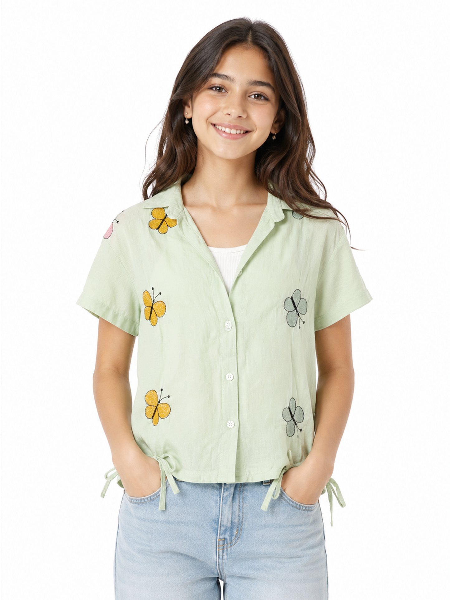 Albion Women’s Elegant Green Top – Stylish & Trendy Casual Wear