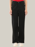 Albion Women Superior Black Straight Fit Jeans