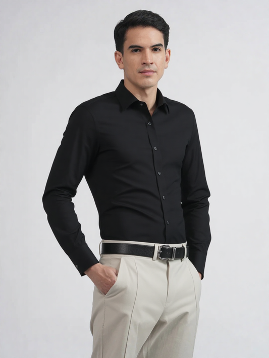 Albion Mast & Harbour Casual Shirt — Casual, good for daily wear Black