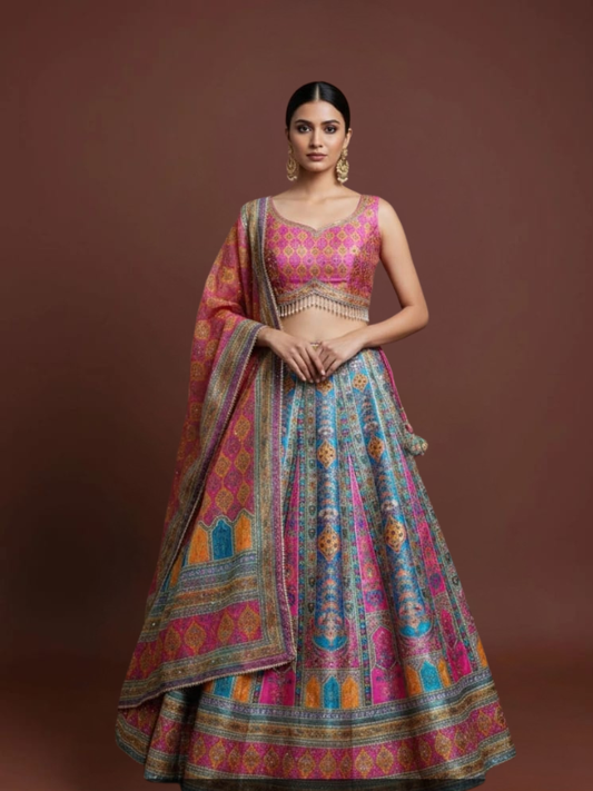 Albion Designer Lehenga Choli Set for Women – Ethnic Wear