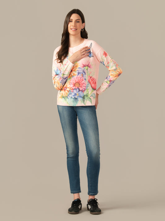 Damen Wool Sweatshirt – Cozy & Stylish Peach