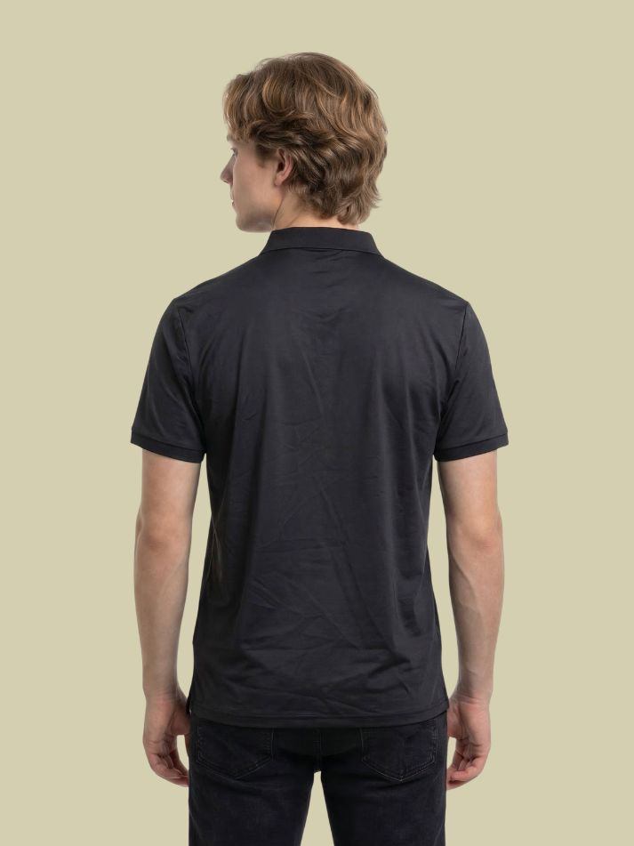 Albion Charcoal Grey Polo T-Shirt – Premium Cotton Casual Wear for Men