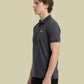 Albion Charcoal Grey Polo T-Shirt – Premium Cotton Casual Wear for Men