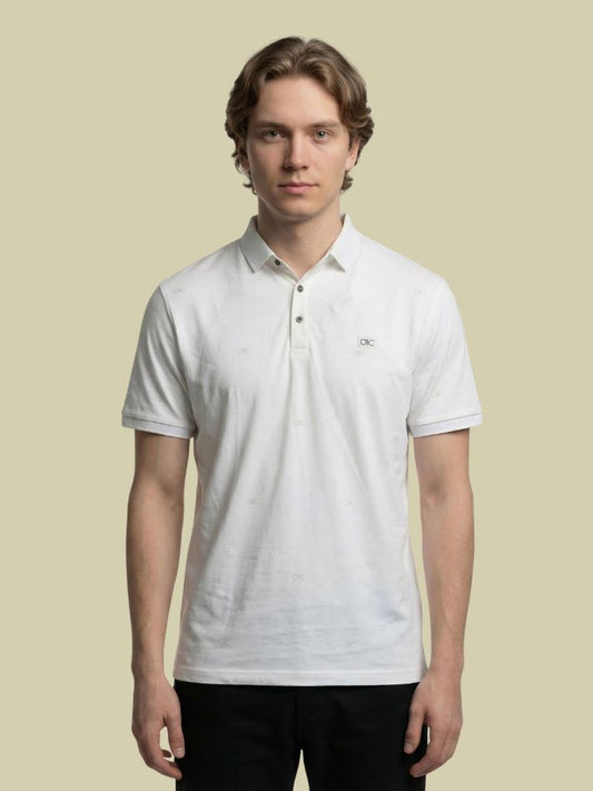 Albion Classic White Polo T-Shirt – Premium Cotton Minimal Casual Wear for Men