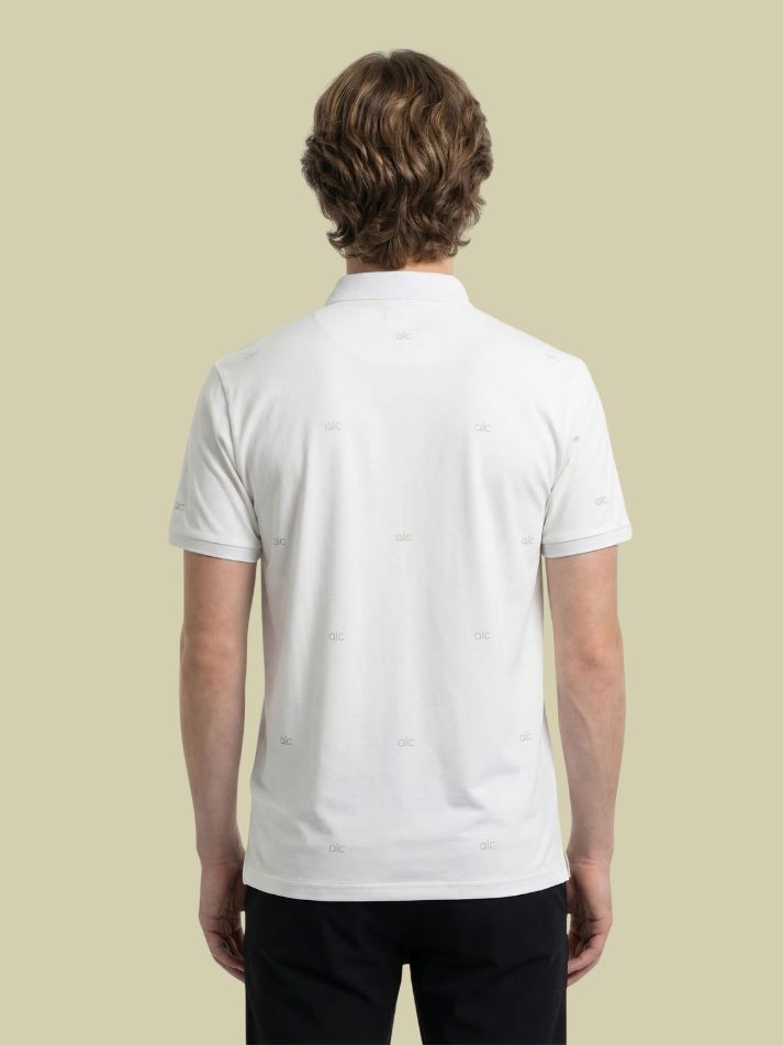 Albion Classic White Polo T-Shirt – Premium Cotton Minimal Casual Wear for Men