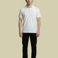 Albion Classic White Polo T-Shirt – Premium Cotton Minimal Casual Wear for Men