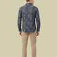 Albion Charcoal Floral Print Shirt – Premium Casual Slim Fit Shirt for Men