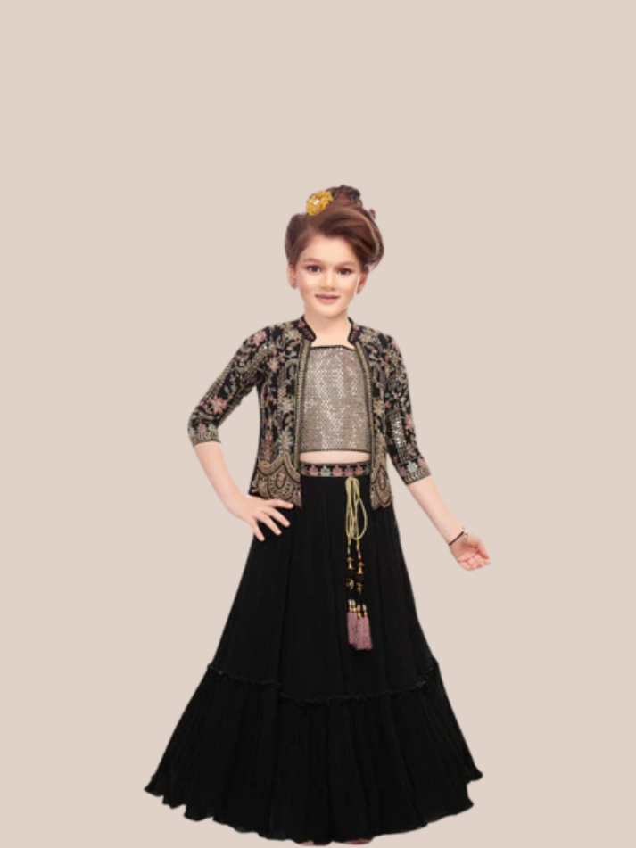 Albion GIRL Traditional Indian Ethnic Dress – Perfect for Functions & Celebrations