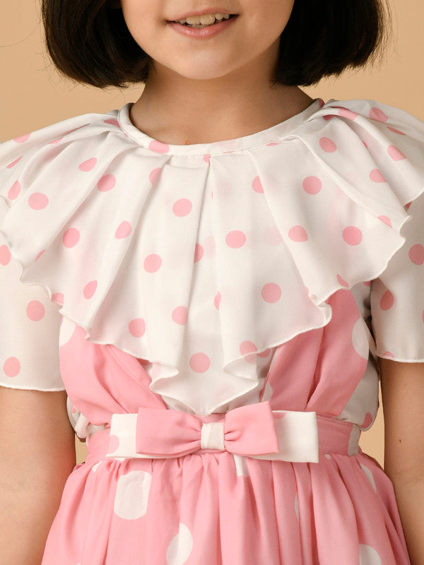 Albion Premium Girls Upper Pink Frock