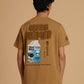 Albion Premium Cyan D.Brown Mens T-Shirt