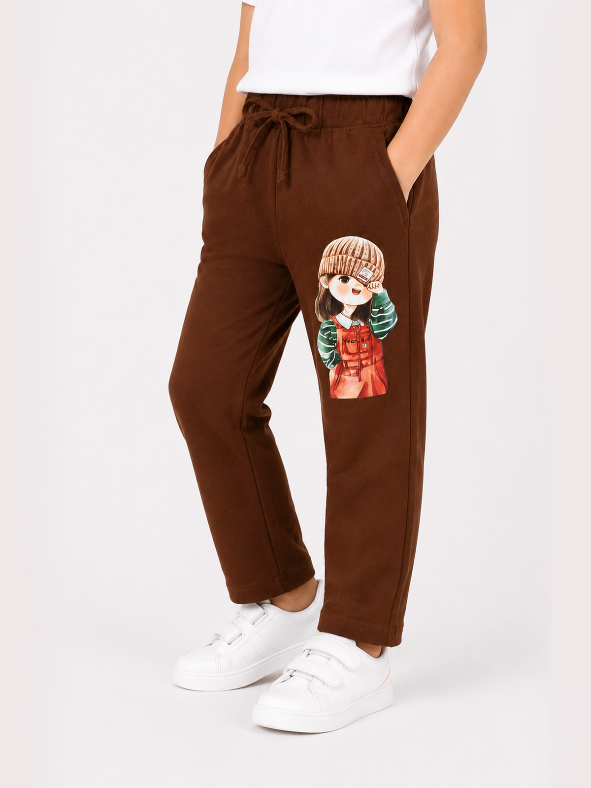 Albion Girls Premium Comfort Fit Stylish Joggers – Soft Fabric, Trendy Casual Wear