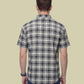 Albion Grey Check Shirt – Premium Casual Short Sleeve Shirt for Men