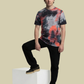 Albion Men's Urban Fire Tie-Dye Premium Casual T-Shirt