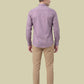 Albion Lavender Embroidered Shirt – Premium Party Wear Slim Fit Shirt for Men