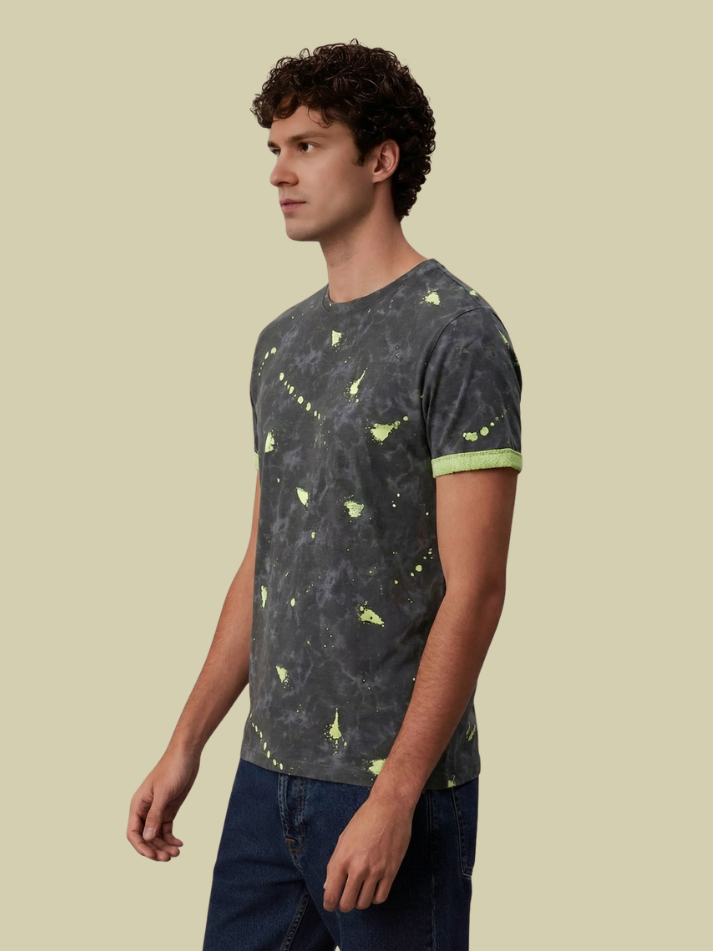 Albion Men’s Trendy Graphic Print Streetwear T-Shirt