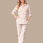 Albion Beige Embroidered Co-Ord Set for Women | Premium Shirt & Pant Set | Elegant Designer Outfit