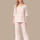 Albion Beige Embroidered Co-Ord Set for Women | Premium Shirt & Pant Set | Elegant Designer Outfit