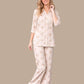Albion Beige Embroidered Co-Ord Set for Women | Premium Shirt & Pant Set | Elegant Designer Outfit