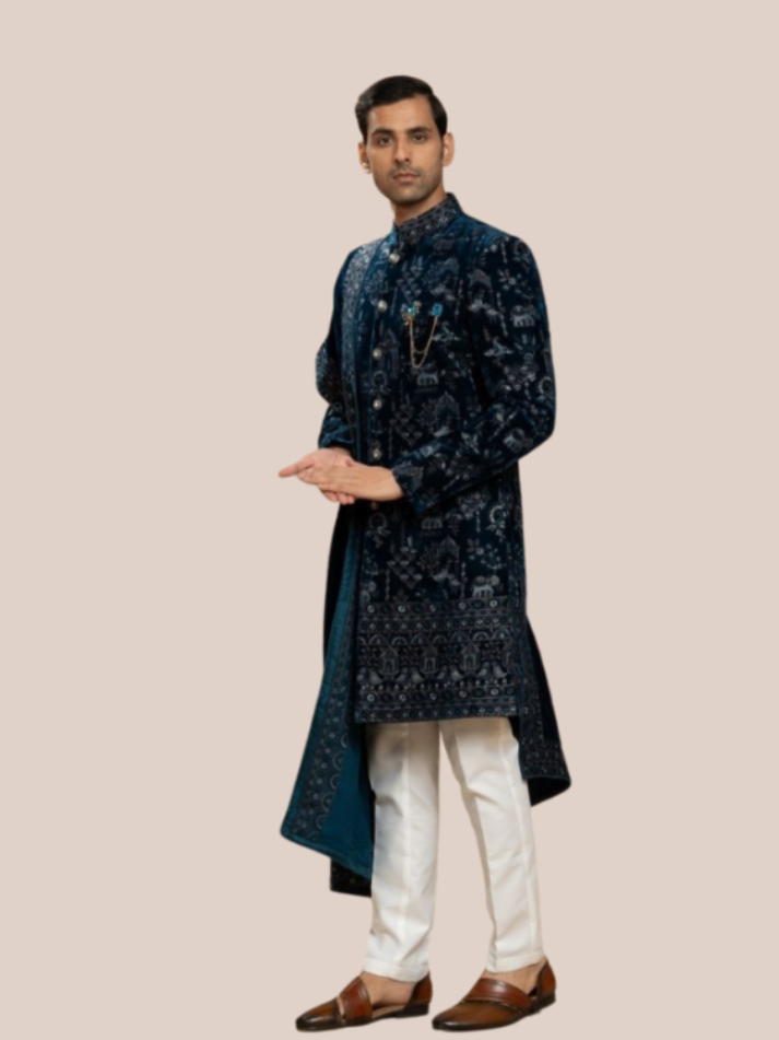 Albion contemporary men s indo western ethnic suit – Chunmun