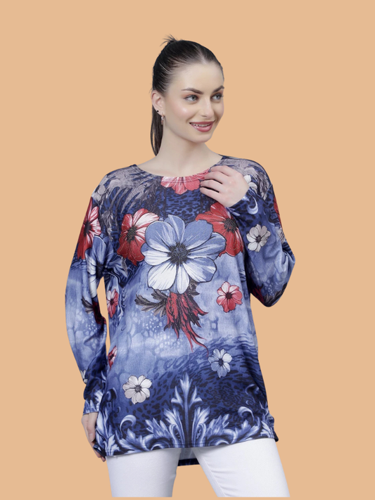 Albion Women Stylish Printed Western Top