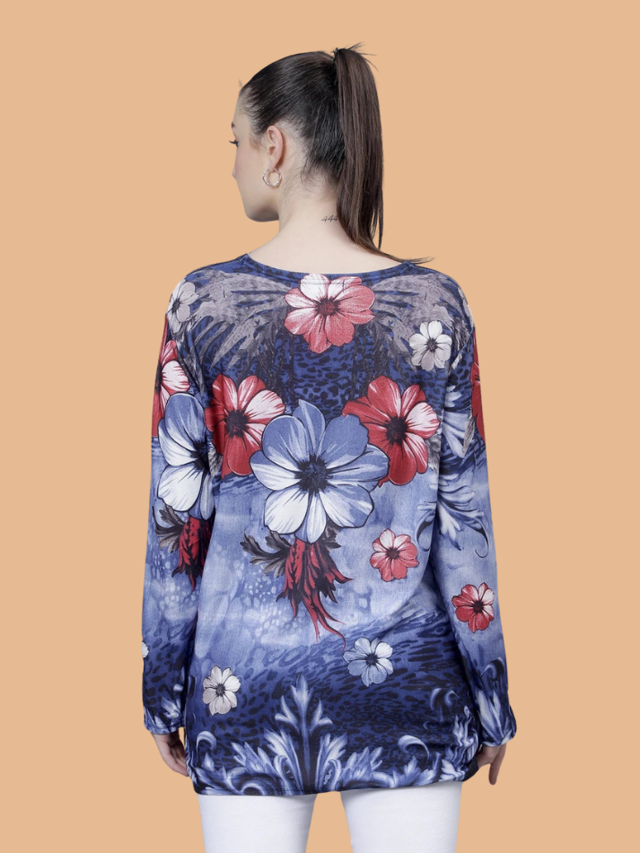 Albion Women Stylish Printed Western Top