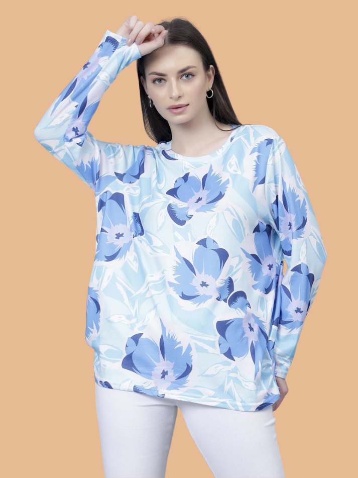 Albion Women Modern Premium Printed Top