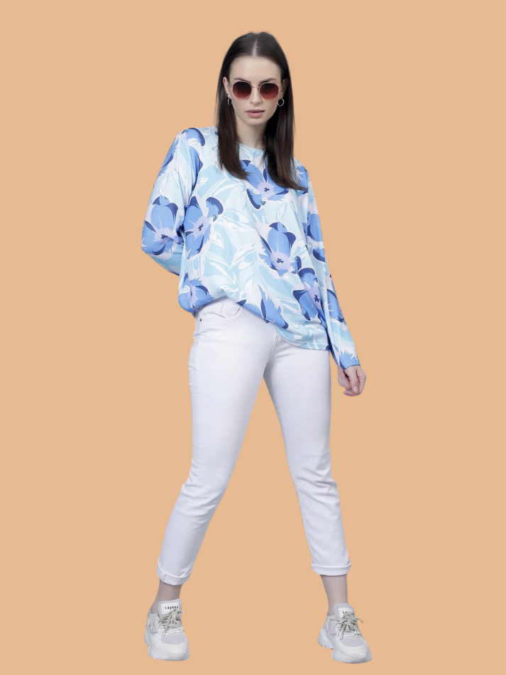 Albion Women Modern Premium Printed Top