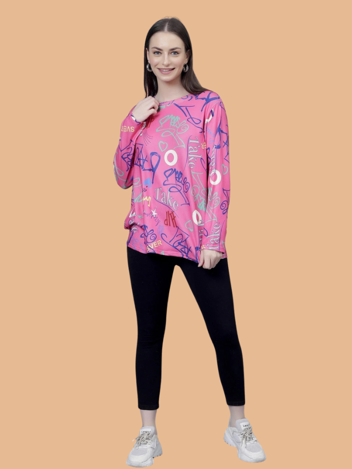 Albion Women Daily Wear Printed Fashion Top